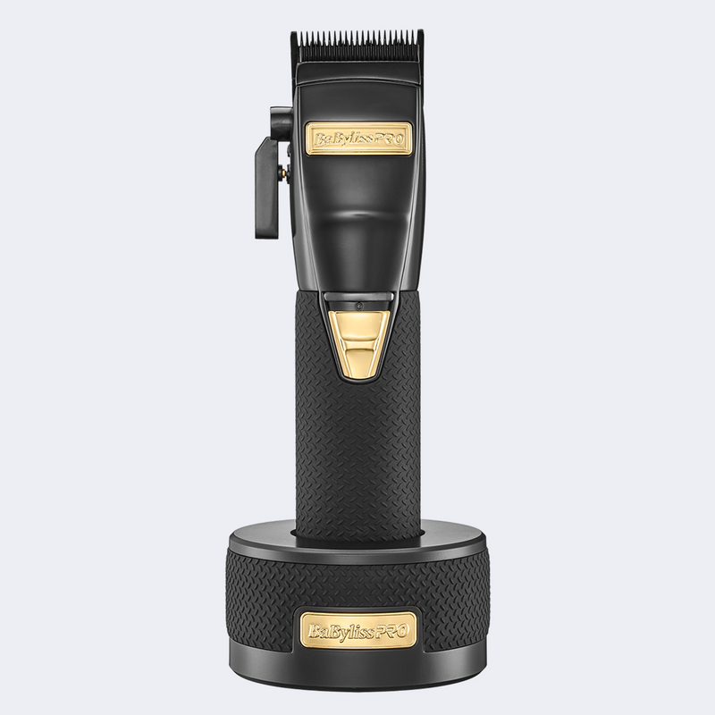 Clipper, Trimmer & Charging Base Set (Black) BabylissPro LimitedFX Boost+ Collection FXHOLPKCTB-B