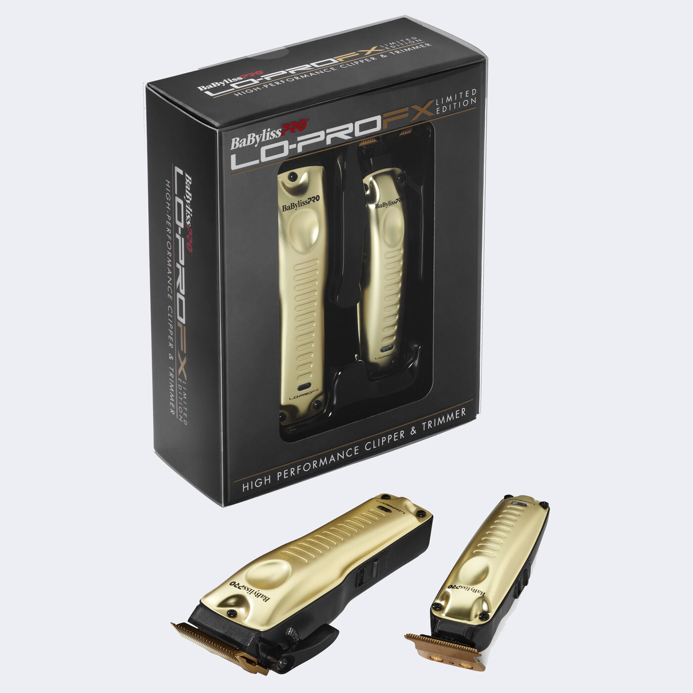 LO-PROFX Limited Edition Clipper & Trimmer in Gold by BabylissPro FXHOLPKLP-G