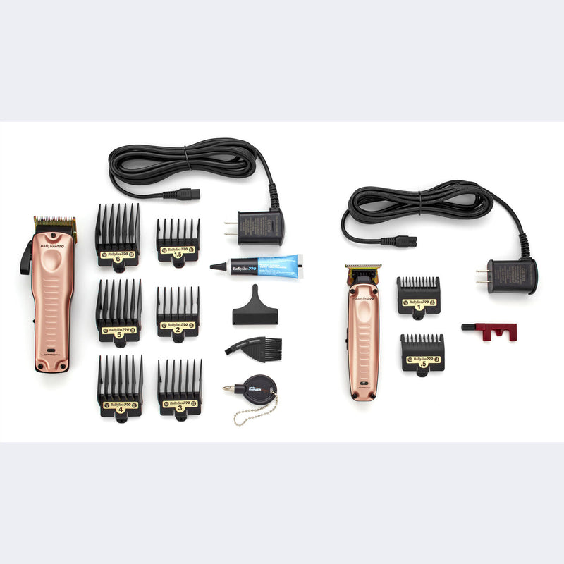 Limited Edition LO-PROFX High Performance Clipper and Trimmer Set by BabylissPro FXHOLPKLP-RG